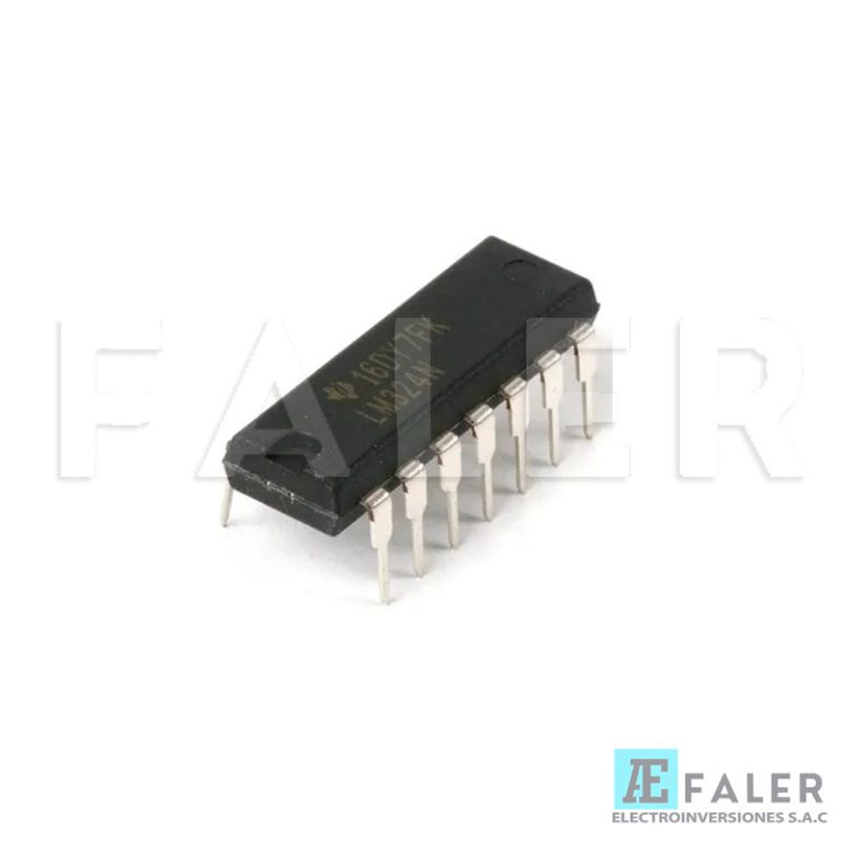 Lot De 2 Amplificateurs Opérationnels LM324N DIP14 - Composant électronique Neuf