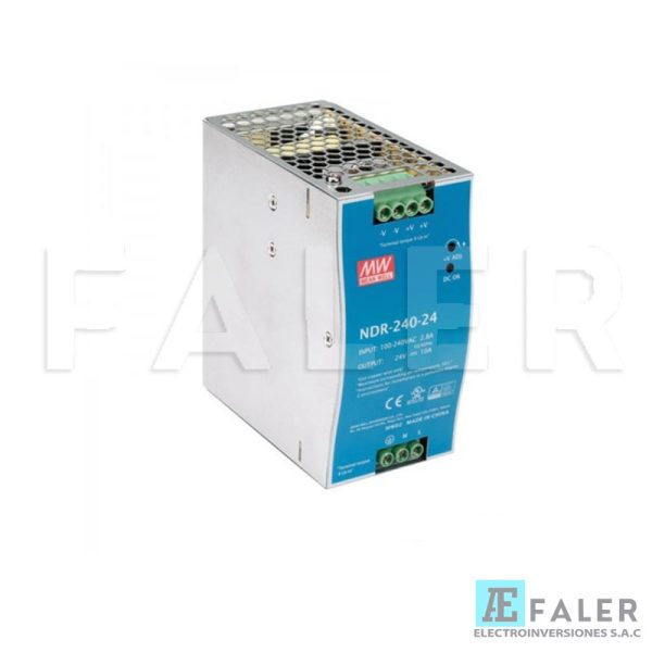 Alimentation à Découpage Mean Well ENC-240-12 - 240W, 12V, PFC Actif, Pour Batteries Et Systèmes électroniques