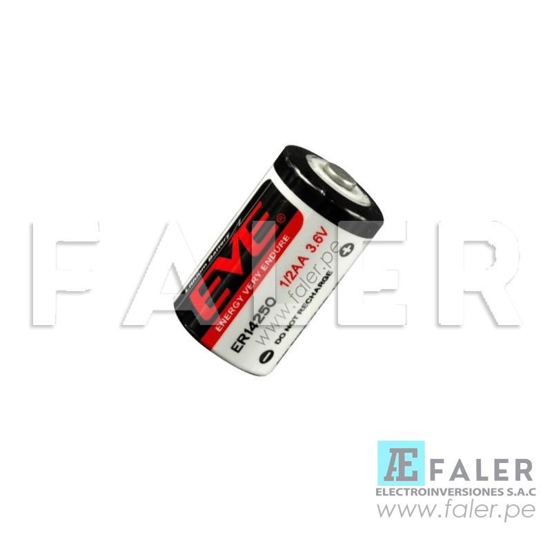 Pile Lithium 1/2 AA (ER14250) 3,6V 1200mAh - Xeno XL-050F - Pour Applications Spécifiques (alarmes, Compteurs, électronique Industrielle)